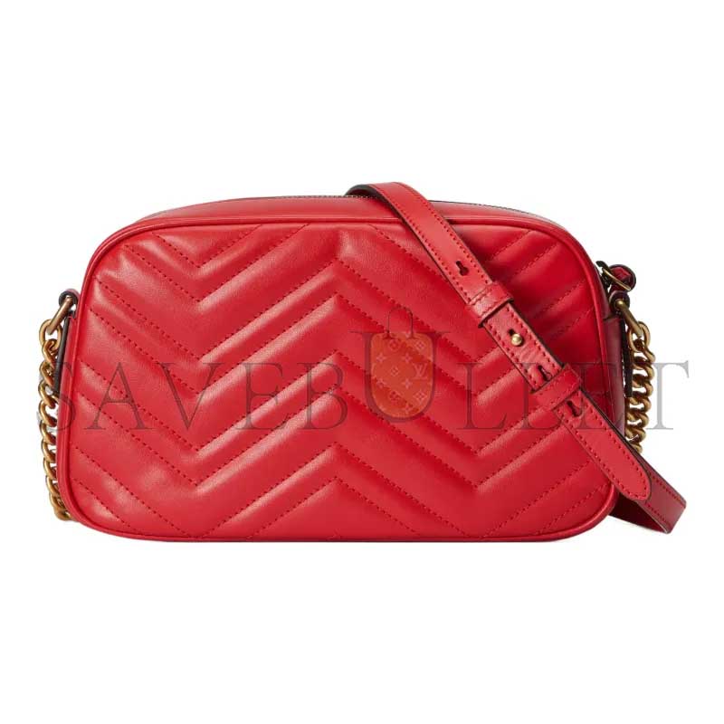 GUCCI MARMONT SMALL MATELASSE SHOULDER BAG 447632 (24*13*7cm)